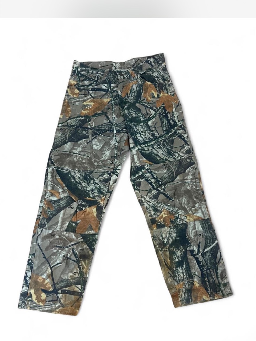 Wrangler Men's Camo Cargo Pants - Green/Brown/Gray